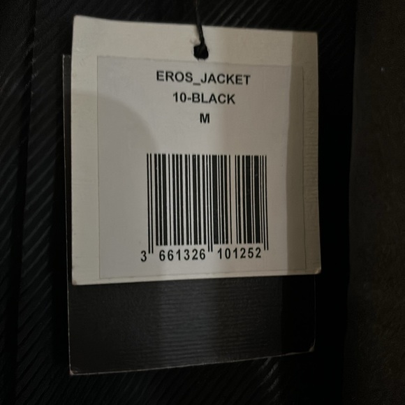 NWT Antik Batik Eros 1-button lined leather jacket/blazer with back vent size M - Picture 4 of 8